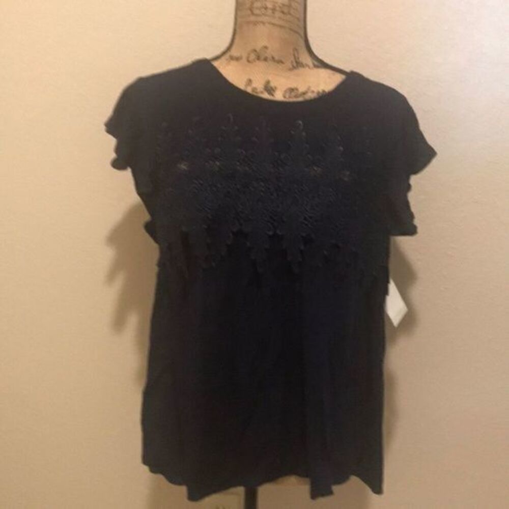 Nwt My Michelle Navy Blouse